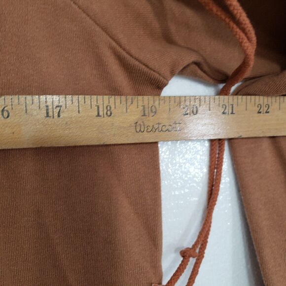 NWT NEW Easel Woman's Distressed Rust Colored Medium Top - Picture 6 of 7